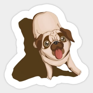 Cute Pug Sticker